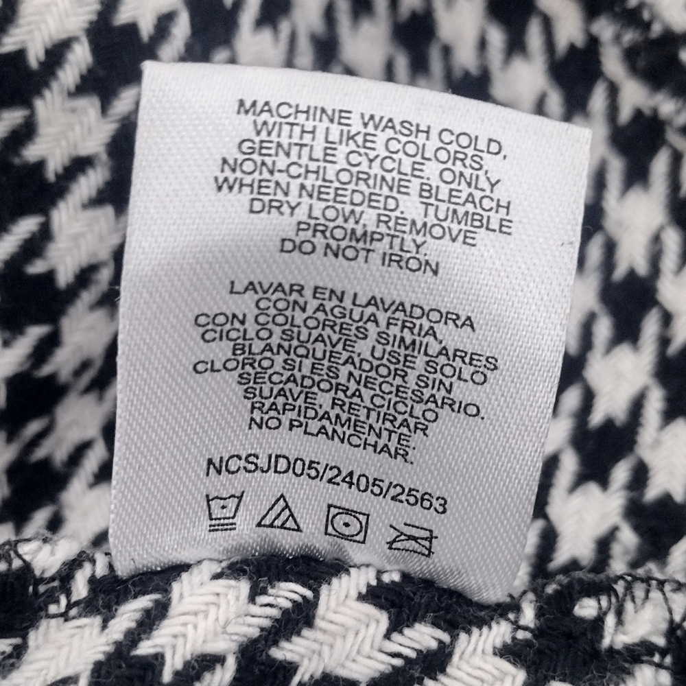 Biscotti Collezioni Girls Black and White Houndstooth Dress Size 12 - Picture 7 of 7